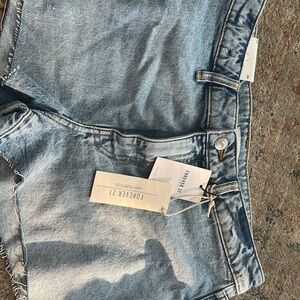 Forever 21 Blue Vintage-Inspired Distressed Jeans